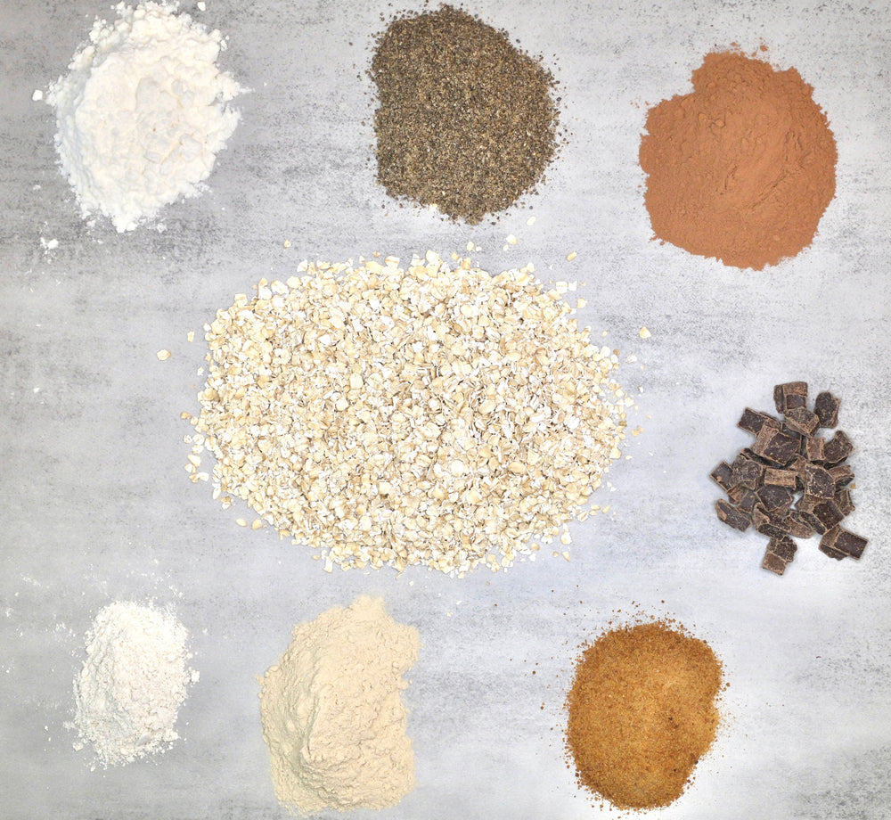 Oat Bake postpartum nutrition mix ingredients by Oumama